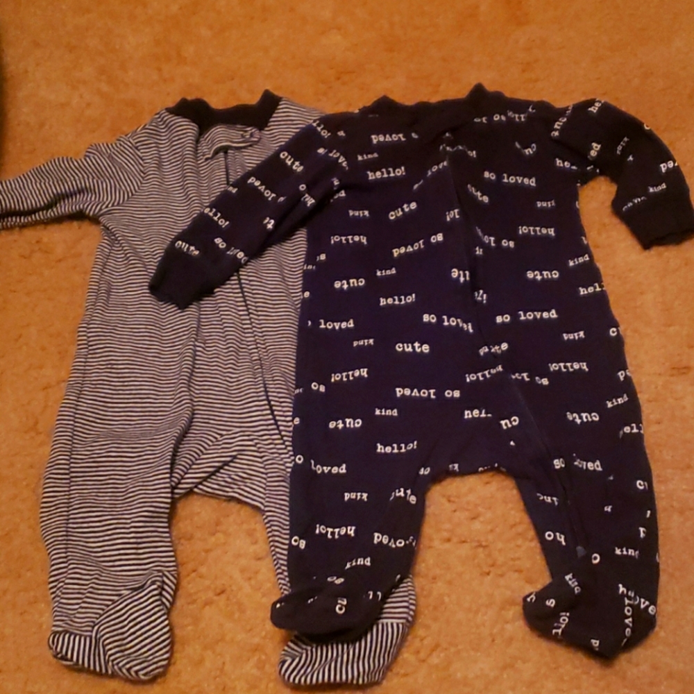 Carters onsies with footies